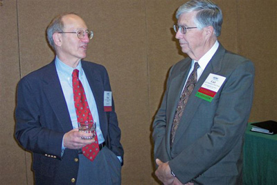 (L to R) Drs. Paul Wallner and Carl Bogardus, SATRO 8 presenters