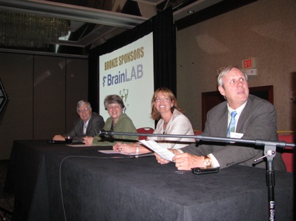 Panelists (L-R) Dr. Bogardus, C. Parman, K. Weiss and J. Hugh