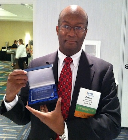 James Young, Acceletronics, Inc., with 10 Year Recognition Award