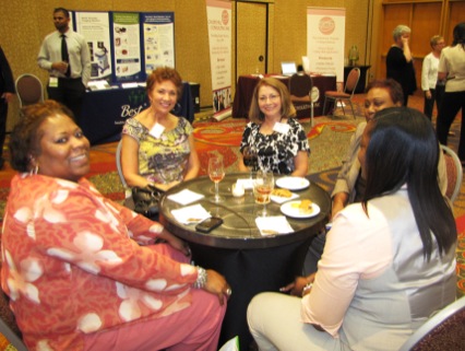 Attendees at Happy Hour Networking