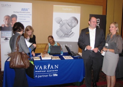 Varian Staff with Attendees