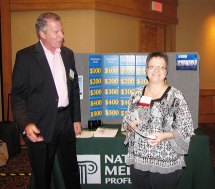 Norman Lutz (National Medical Professional) with Attendee