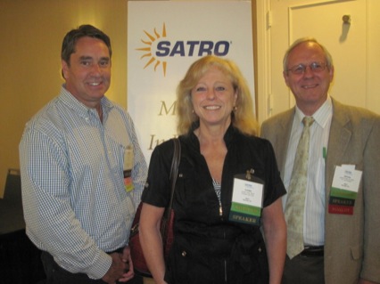 Director Tim Kelly with presenters Linda Lively, James Hugh, AMAC